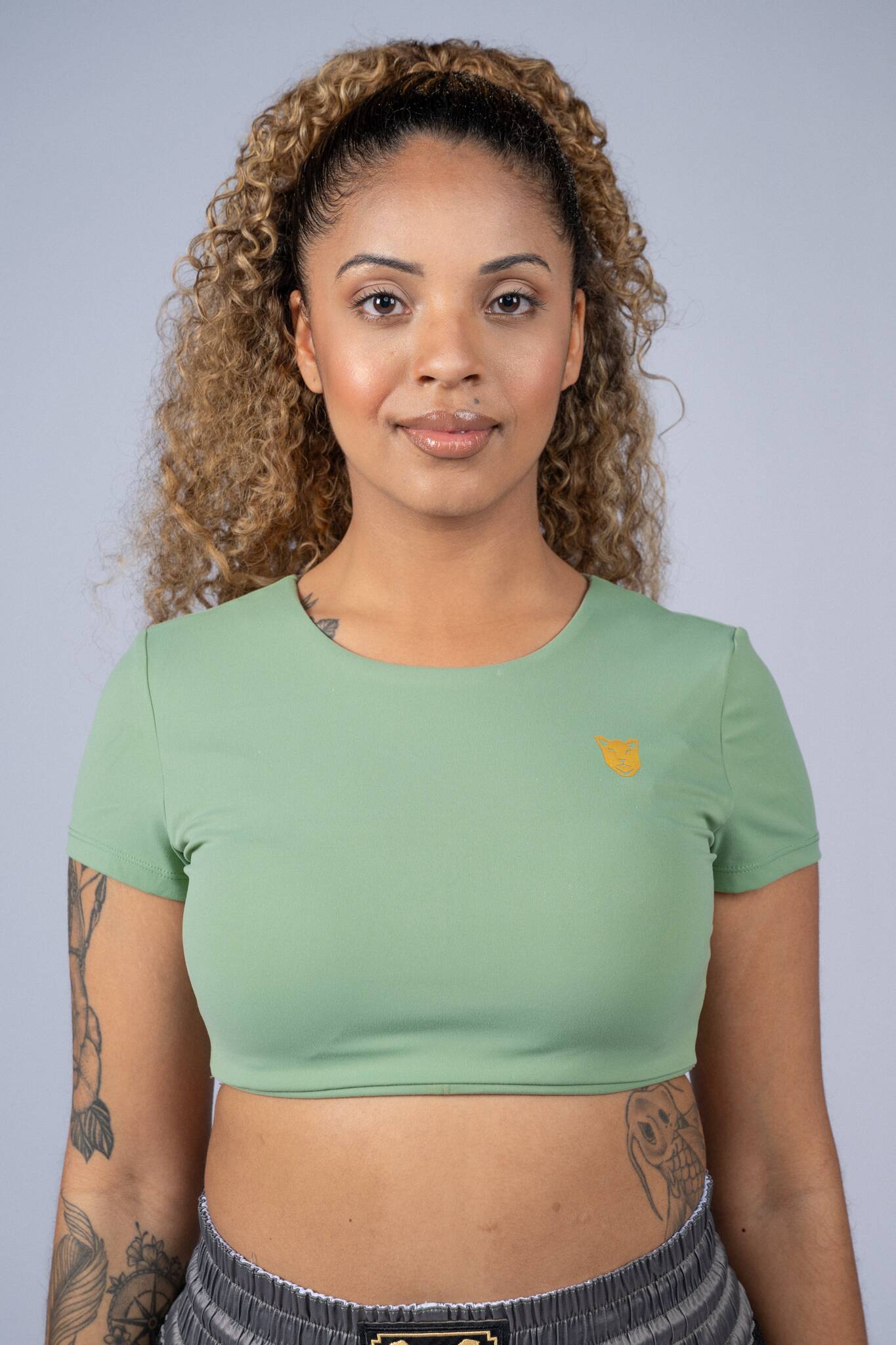 Crop top Fearless | Green