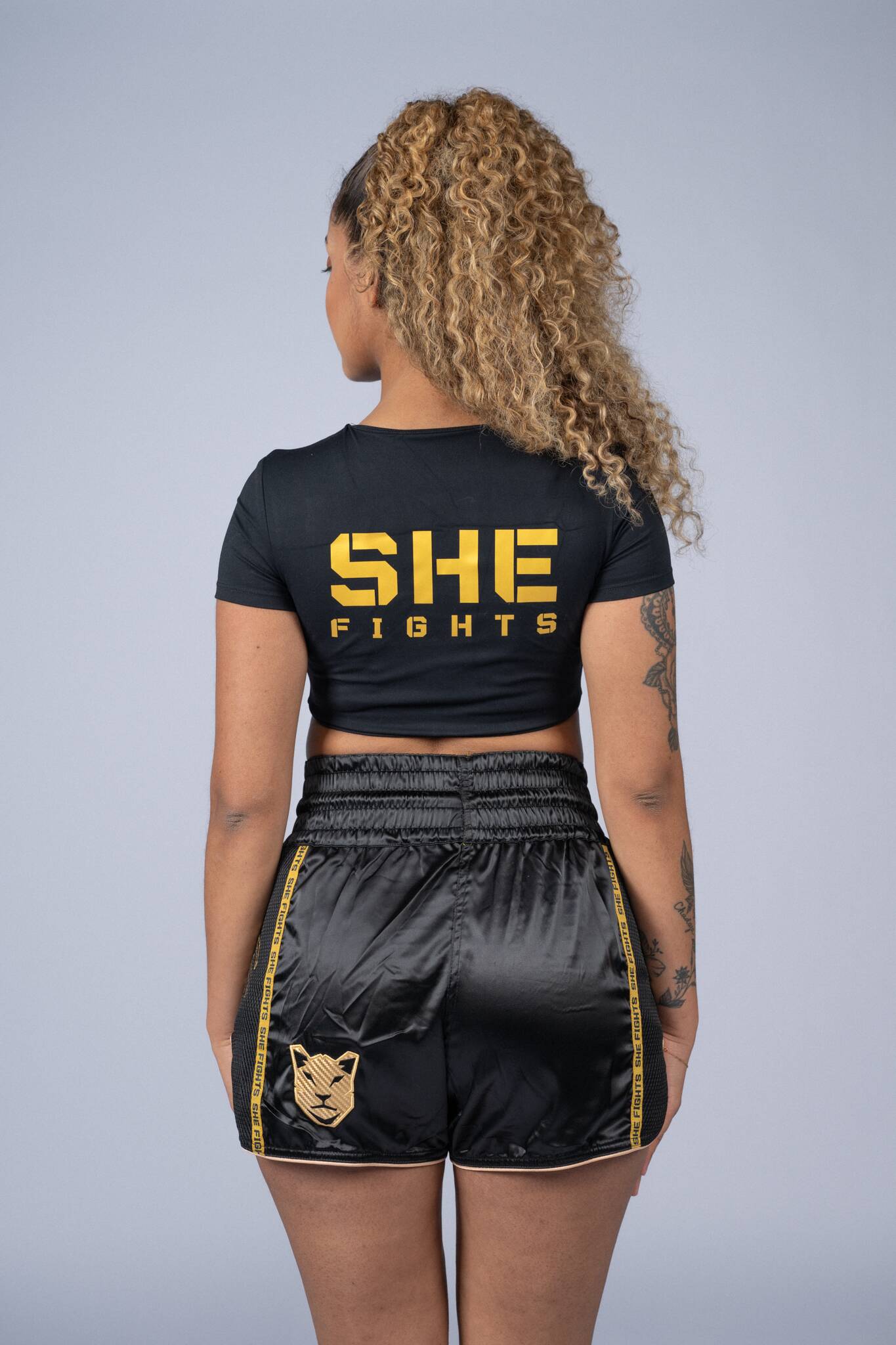 Crop Top Fearless | Black