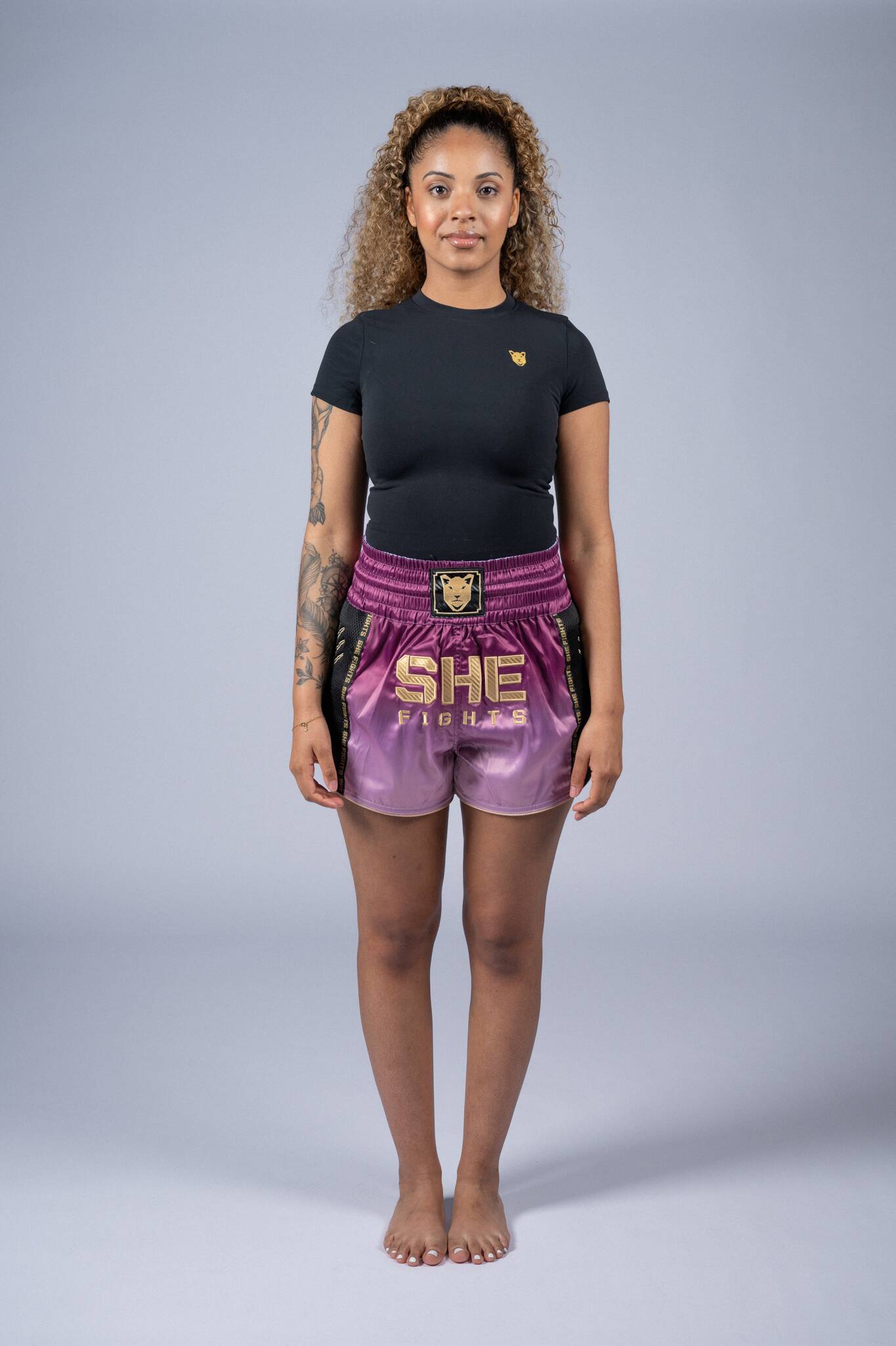 Fight short Blossom | Pink